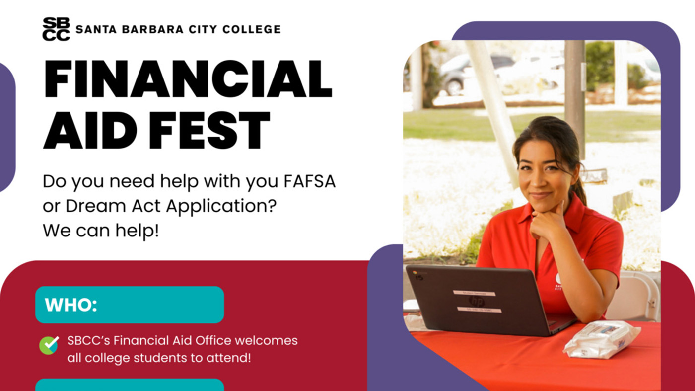 SBCC's Financial Aid Festival to provide support to ALL college students in the SB area